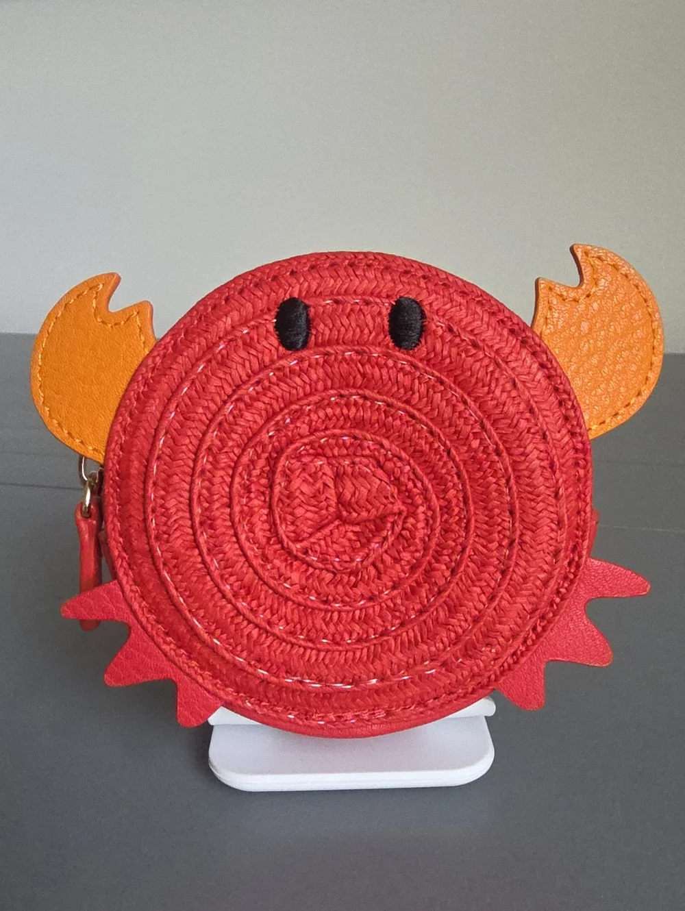LC LAUREN CONRAD NWOT Crochet Crab Coin Purse